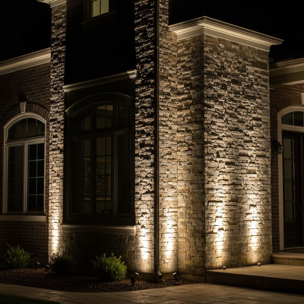 Architectural Accent Lighting installation by JDM Lighting in Utah
